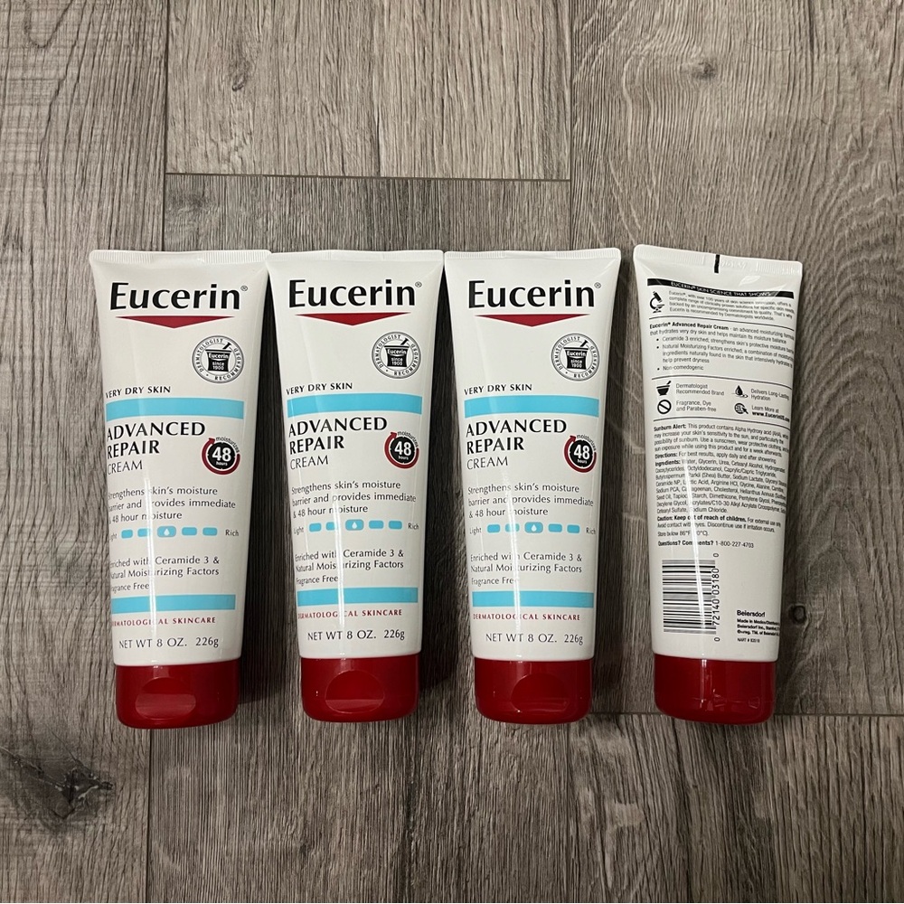 5 Pack Eucerin Advanced Repair Body Cream